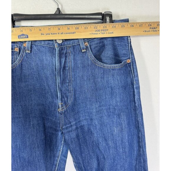 Levis 501 xx Jeans Womens 30x30 Premium 90s Retro Big E Button Fly Dark Wash - Picture 10 of 13